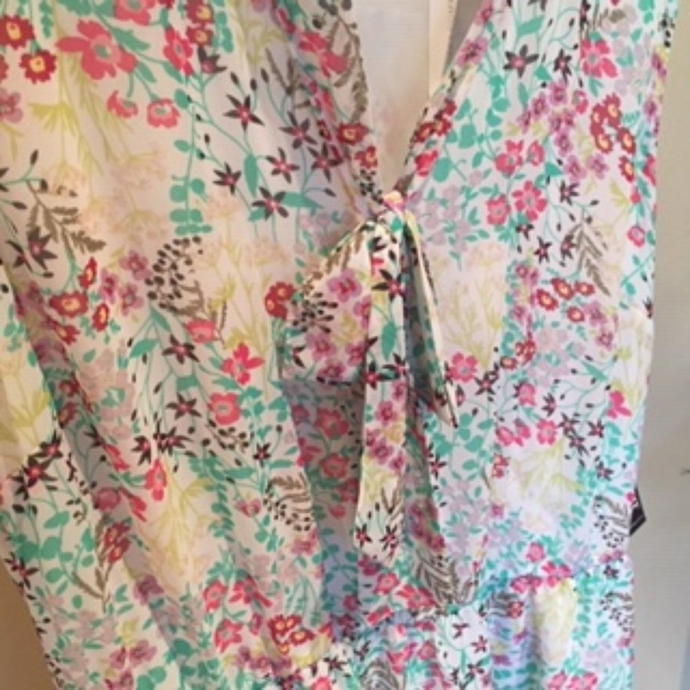 Short Sleeve Floral Dress